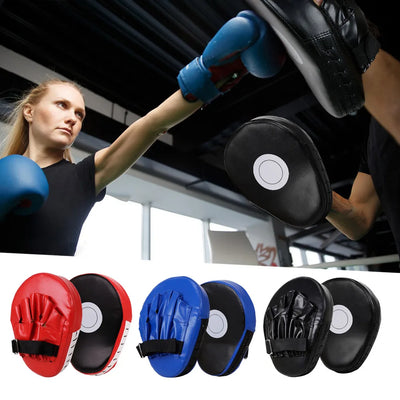 Curved Boxing Hand Target PU Leather Punching Mitts | SAMAG