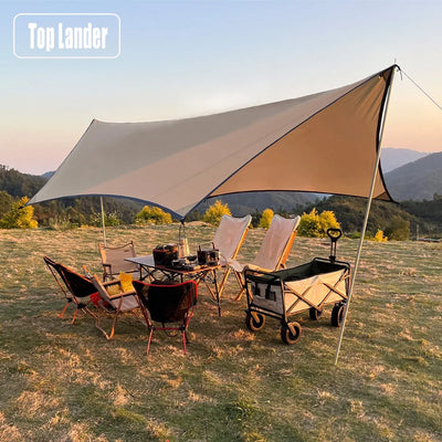 Lightweight 3x4M Hexagonal Camping Tarp Waterproof Awning | SAMAG