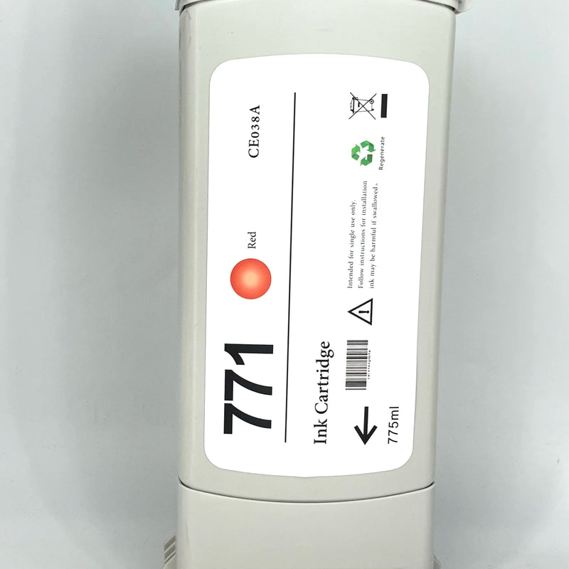 Compatible For HP 771 Ink Cartridge for HP771 Full With Pigment Ink z6200 z6600 z6800 Printer 775ml  PIG ink