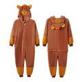 Winter Plush Pajamas Children Capybara Sleepwear Women Men Cosplay Jumpsuit Hooded Boys Girls Flannel Fleece Sleeping Clothes