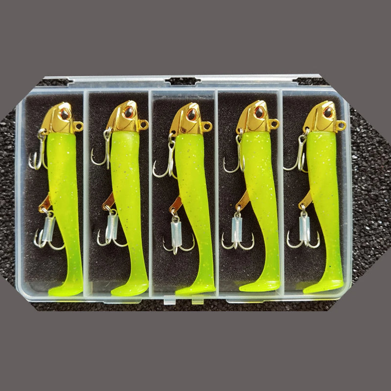 24g/10.3cm Silicone Soft Lures Set Bait for Fishing Sea | SAMAG