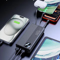 140W 200000mAh Power Bank Large Capacity 4 In1 Cables Intelligent Digital Display Light Portable Powerbank For iPhone Huawei New