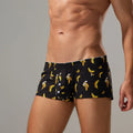 SEOBEAN Men's Cotton Sleepwear U-Shaped Pouch Arro Pants Casual Cotton Home Shorts Trendy Sensual Flat-Bottomed Underwear