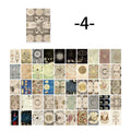 Mr. Paper 100pcs/book Vintage Character Message Card Beautiful Flowers European Style Hand Account Material Memo Pad