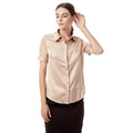 Simulation Silk Shirt Women's Short Sleeve New Wild - View 4 | SAMAG