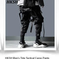 HKSH Spring Summer New Men's RO Style Round Collar Printed T-shirt Oversized Chic Cotton Chic Top American Loose Y2K Tees HK4638