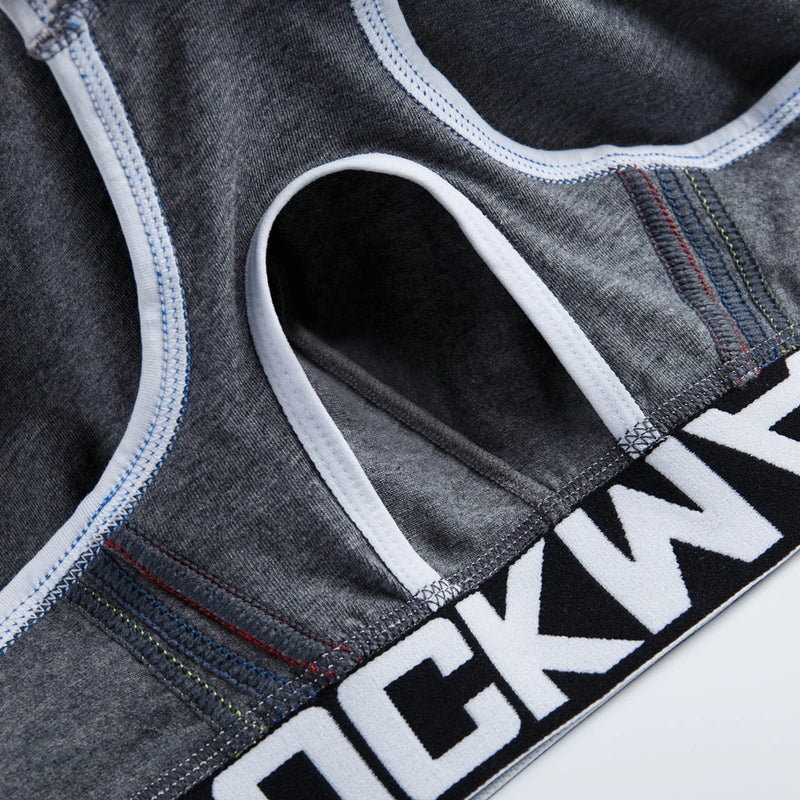 JOCKMAIL Brand Cotton Men Underwear Brief Sexy Gay Penis Pouch Push up calzoncillos hombre slip cueca Gay Underwear male panties