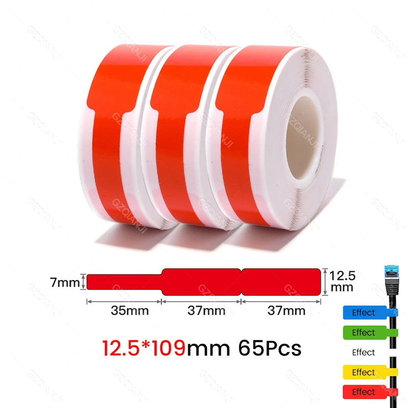 Niimbot Mini Smart Portable Printer Thermal Cable Sticker Self-Adhesive Waterproof Identification Tag For D101/D11/D110/H1/D11H