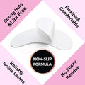 50/500/1000pcs Hydrogel Patches for Eyelashes Building Eyelash Extension Under Eye Pads Lash Stickers Tools Wholesale LAUKISS