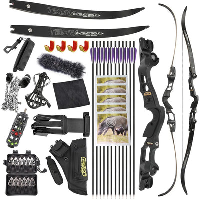 ILF Recurve Bow Arrow Set Takedown Aluminum Alloy 19inch | SAMAG
