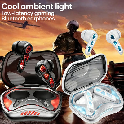 Gaming Wireless Earbuds Low Latency RGB Cool Ambient | SAMAG