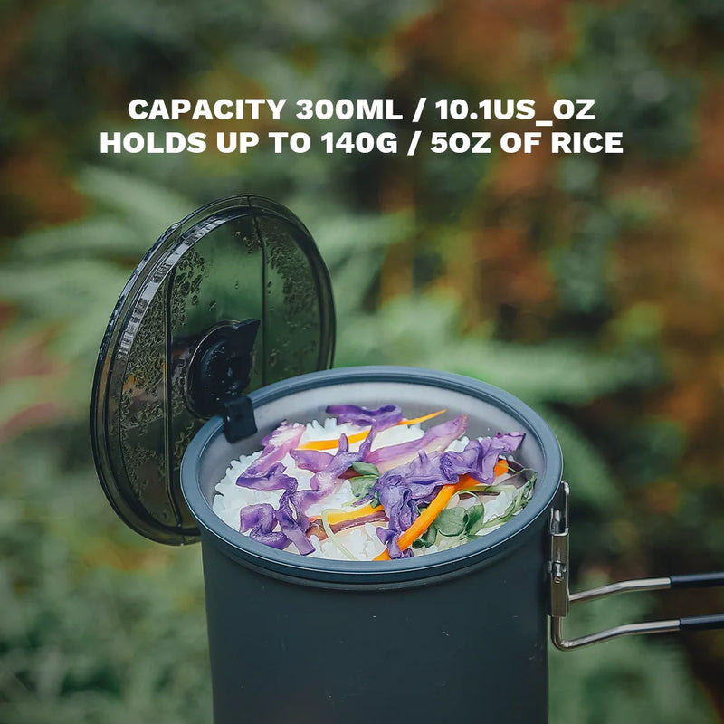 Fire-Maple Petrel Micro-pressure Rice Cooker Ultralight Portable Cooking Cup for G3 Pot 300ml Camping Backpacking Cookware