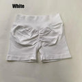 DF L0G0 Women Impact High Waist Seamless Hip Lifting Shorts Elastic Breathable Fitness Yoga Running Workout Shorts