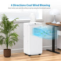 10000 BTU Portable Air Conditioner 3-in-1 Cool Dehumidifier Fan Portable AC Unit with Remote Control Quiet Mobile Air Cooler for Bedroom Dorm Office Home Up to 450 Sq Ft