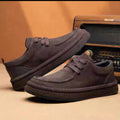 Men's Shoes Are Fashionable Brown Casual Shoes Made of Durable Suede Material Comfortable Walking Shoes Suitable for Daily Wear