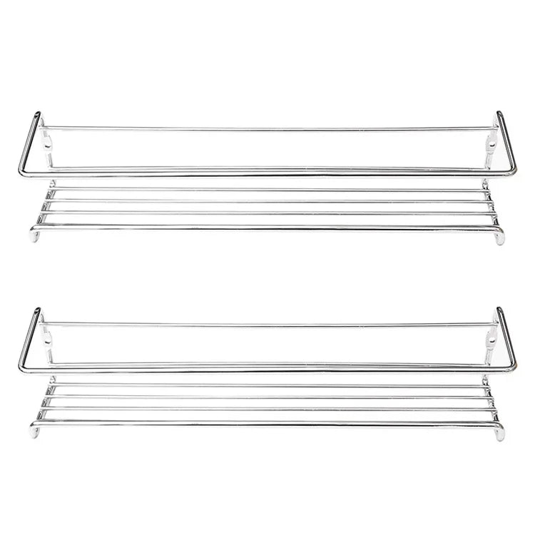 Iron Shelf Wall Mounted Organiser Kitchen Home Spice Storage Rack Bathroom Drainage Accessories - View 9 | SAMAG