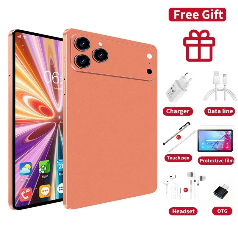 2026 NEW Pad 17 Pro Max Tablet PC 11inch 22GB+2TB Tablets Android 16 Snapdragon8Gen3 Tablette PC 20000mAh 5G Dual SIM Mini PC