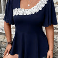 Plus Size Summer European and American Style Shirt - View 5 | SAMAG