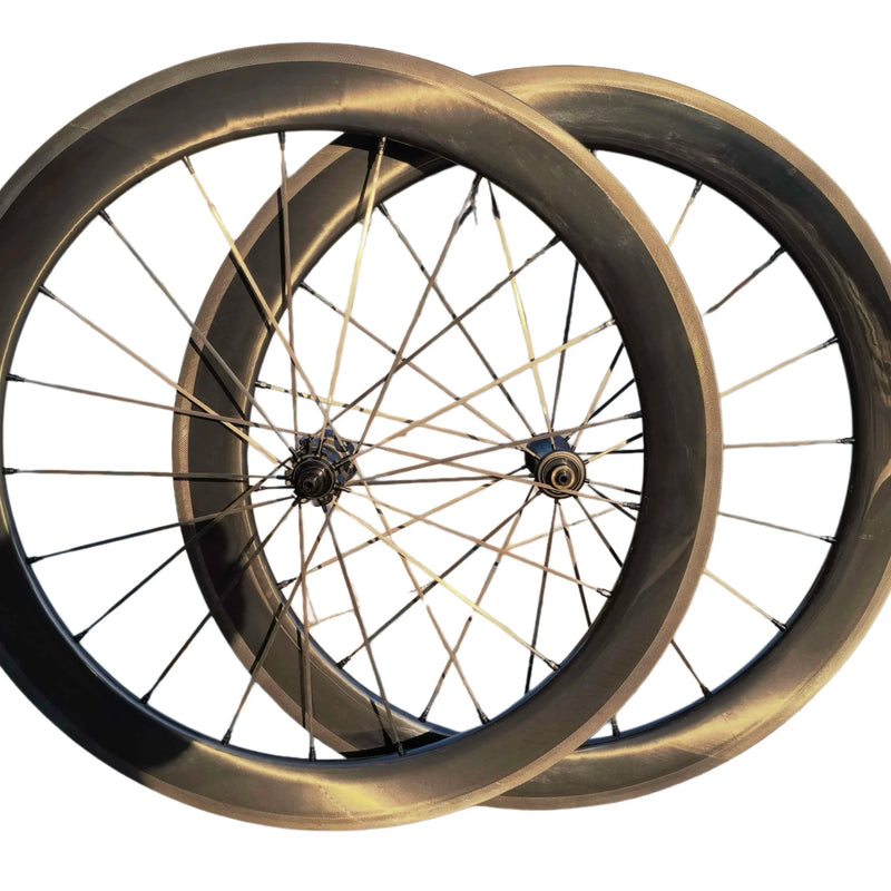 T1100 Ultra‑Light Carbon Spoke Road Wheelset | Rim‑Brake Only