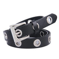 Women Punk Style Black Metal Chain Belt Fashion Decorative Waist Chain Versatile Belt For Dress Suit Fashion Accessories
