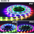 SK6812 RGBW Led Strip Light 4 in 1 Similar WS2812B 1m 5m 30 60 144 LEDs Individual Addressable RGBWW Led Lights IP30 65 67 5V12V