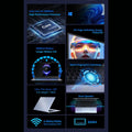 Intel Core i9 10980HK 15.6 Inch Gaming Laptop 32GB RAM 2TB SSD Fingerprint Unlock WiFi 6 4K Ultrabook Pro Max Speed Student