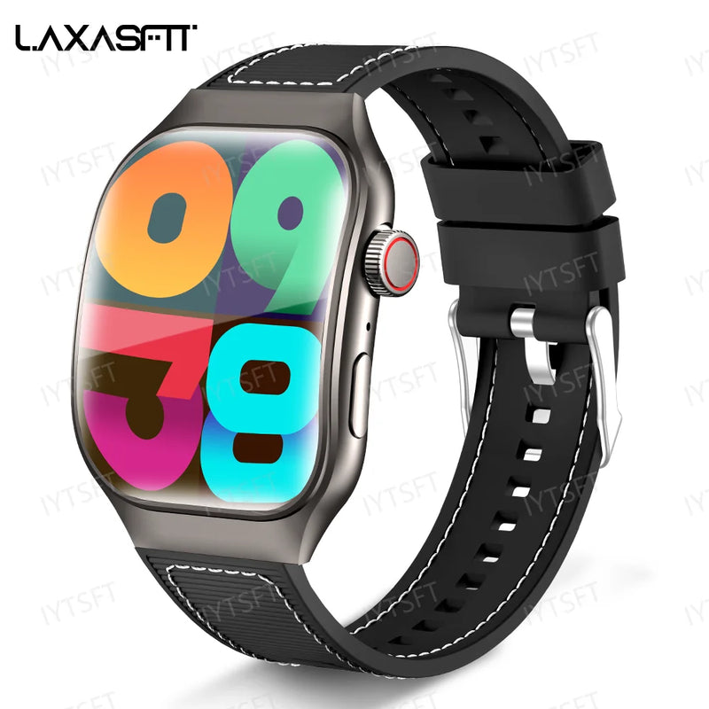 LAXASFIT 2.01 Inch Curved Screen Men's Smart Watch Bluetooth 5.3 HD Call Multiple Sports Modes Woman Smart Watch Holiday gifts