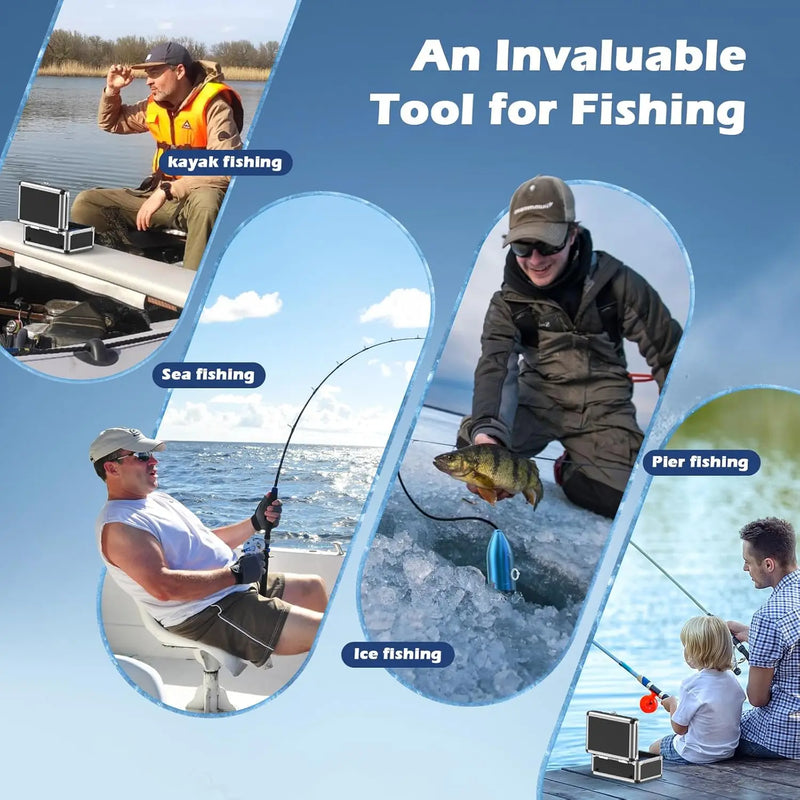 Underwater Fishing Camera, 10" Fish Finder with 12 | SAMAG