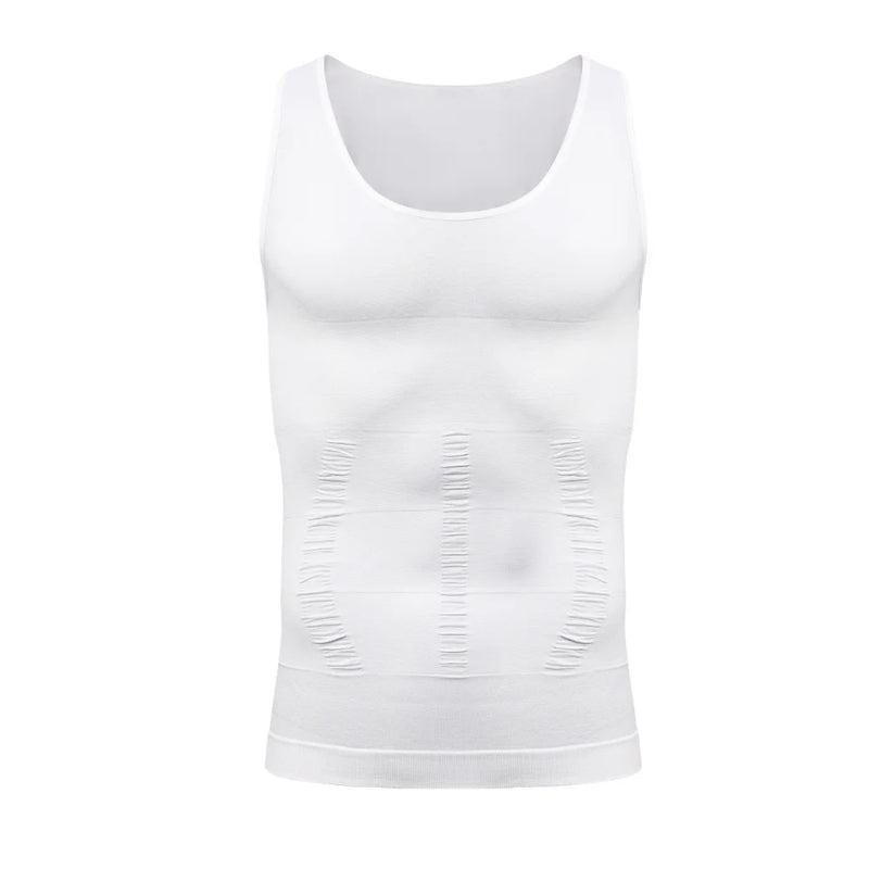 Men Slimming Compression Vest Tummy Control Belly Shaper Workout Tank Top Undershirt Waist Trainer Body Shapewear