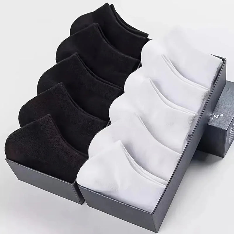 5/10/40Pairs Summer Solid Low Cut Ankle Socks Men Women Sports Socks Odor Proof Sweat Absorbing Sock Male lady Hosiery