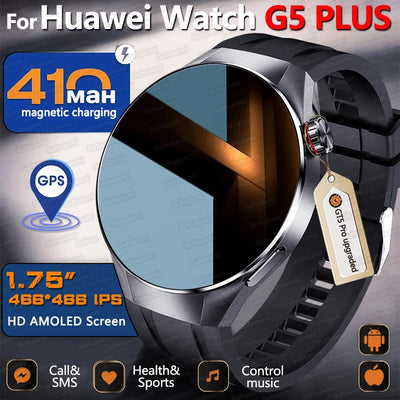 Originl Watch G5 PlUS Smart 1.75" HD AMOLED Screen GPS | SAMAG
