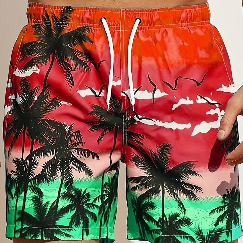 Men's Loose Beach Shorts Drawstring Quick Dry Coconut | SAMAG