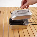 Mini Portable Camping Frying Pan Outdoor Picnic BBQ Baking Cooking Cookware Pan