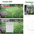 Camhi 4K 8MP 360X Zoom PTZ 4G IP Camera Auto IRIS P2P ONVIF IMX415 Support SD 256GB