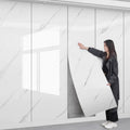 40cm Marble Thick Foam Bedroom Wallpaper Imitation Ceramic Tile Self-Adhesive Wallpaper Bathroom Waterproof Wall Sticker