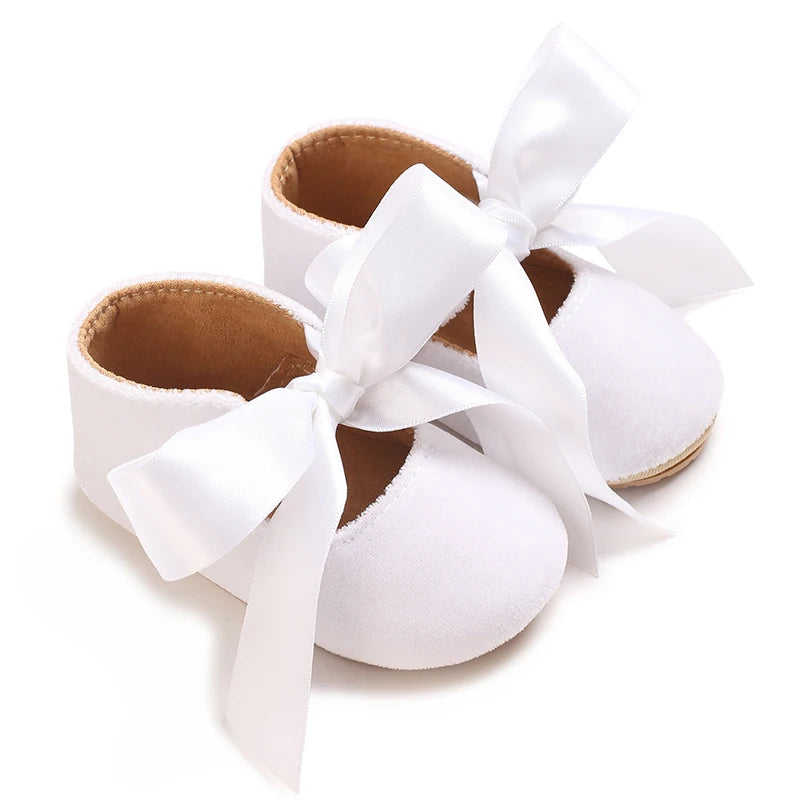 VALEN SINA 0 - 18 Months Newborn Girl White Baptism Shoes - View 10 | SAMAG