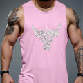 New Men's Outdoor Casual T-Shirt Gym Exercise Sleeveless Shirt Mens Summer Loose Undershirt Running Vest Fashion Casual Clothing