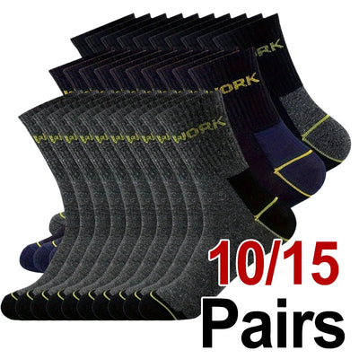 Pairs High-Quality Men Business Odor Proof Mid Tube Socks | SAMAG