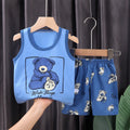 Children Sets Kids Clothes Vest Suit Summer Clothing baby - View 8 | SAMAG