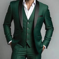 Men Formal Slim Fit Tuxedo Prom Suit Male Groom Wedding Blazers High Quality Groomsman Luxury Dress Business Banquet Party Suit