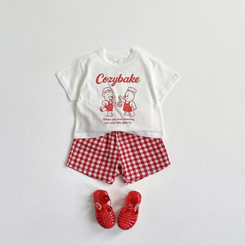 Summer Clothing Short Sleeve Suit Print Cartoon T - shirt - View 10 | SAMAG