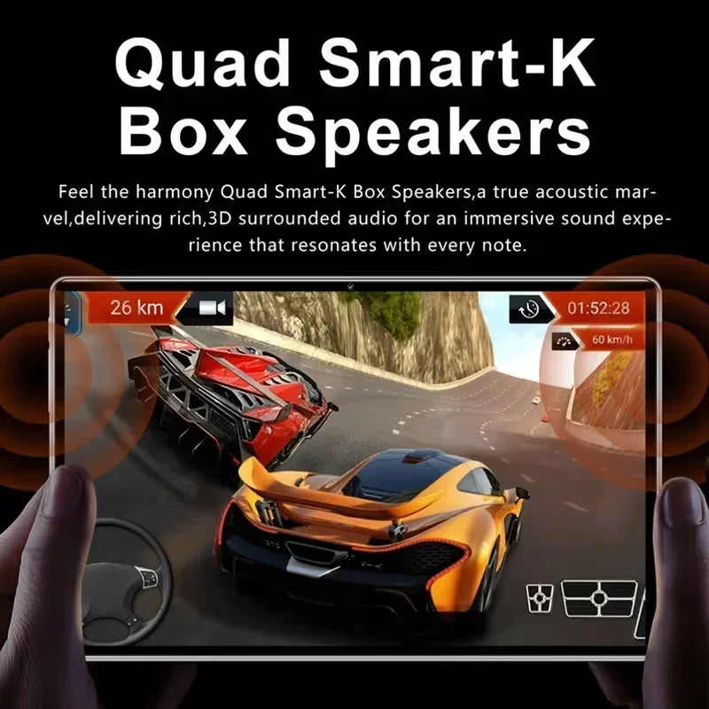 Android 15 Tablet 8GB+256GB, HD Camera Tablet with 4000mAh Battery, Multi-functional Android Pad