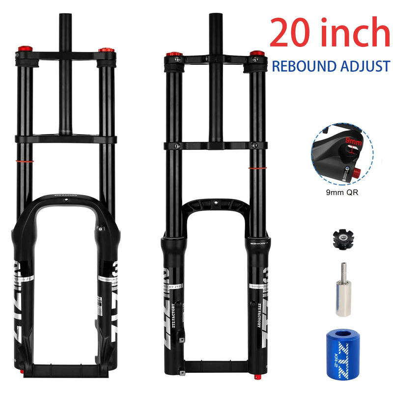 20"/26" Fat Tire Bike Air Suspension Fork, 180mm Travel - View 15 | SAMAG