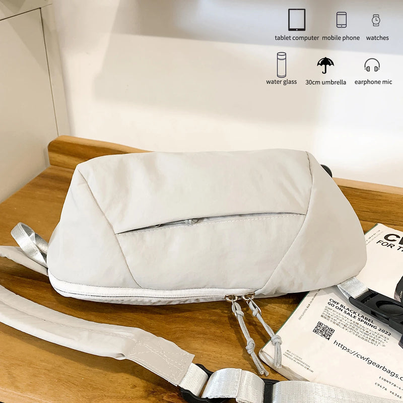 Crossbody Bag Men's Casual Chest Bag 2026 New Fashion Trendy Brand Small Shoulder Bag Women's Lightweight Sports Waist Bag Shoul