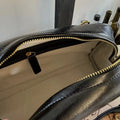 2025 Boston bag women genuine leather handbag new trendy  maillard niche design large-capacity commuter retro bowling tote bag