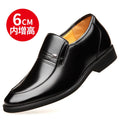 Autumn Increased 6 Cm Men Formal Shoes Hidden Heel Men's Wedding Oxfords Heighten Tall Male Dress Leather Footwear