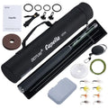 Goture 3.6m Tenkara Rod Set with Spare Tip Section&Storage Bag Complete Beginner Tenkara Fishing Kit for Travel Hiking Camping
