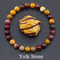 Classic Black Onyx Bead Bracelet for Men Natural Stone Shiny Black Obisidian Handmade Bracelet Yoga Meditation Jewelry Wholesale