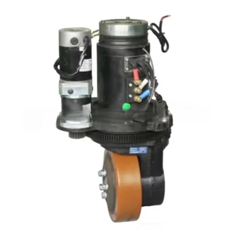 Multi-function automatic walking AGV drive wheel unit with steering 24V 1300W DC motor