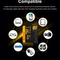 KODAK Micro SD 512GB 256GB Memory Card UP TO 100MB/s C10 U3 32GB 64GB 128GB TF Card 4K HD For USB Card Reader Adapter Microsd
